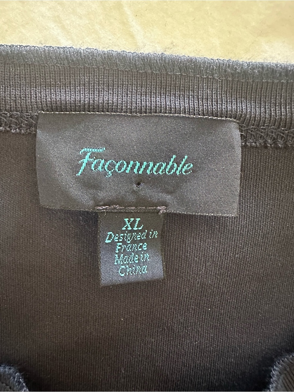 Faconnable Nordstrom Navy Long-Sleeve Henley with Chest Pocket size XL - Picture 6 of 11